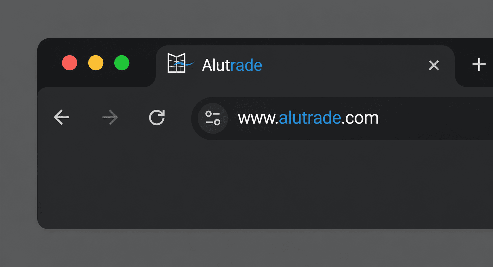 Alutrade — brand and website for an aluminium trading business — 2