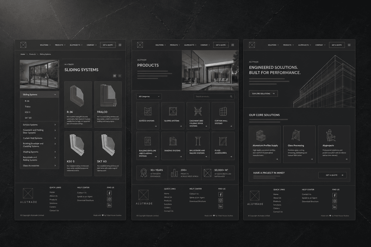 Alutrade — brand and website for an aluminium trading business — 3
