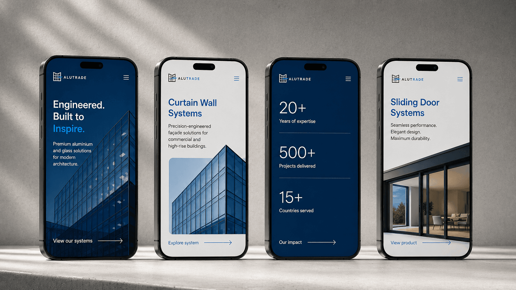 Alutrade — brand and website for an aluminium trading business — 9