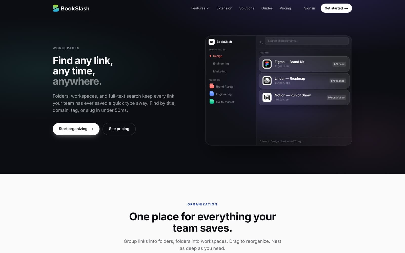 BookSlash — team go-links, shared bookmarks, and boards — 6
