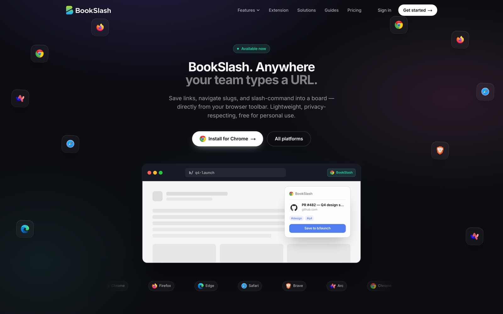 BookSlash — team go-links, shared bookmarks, and boards — 8