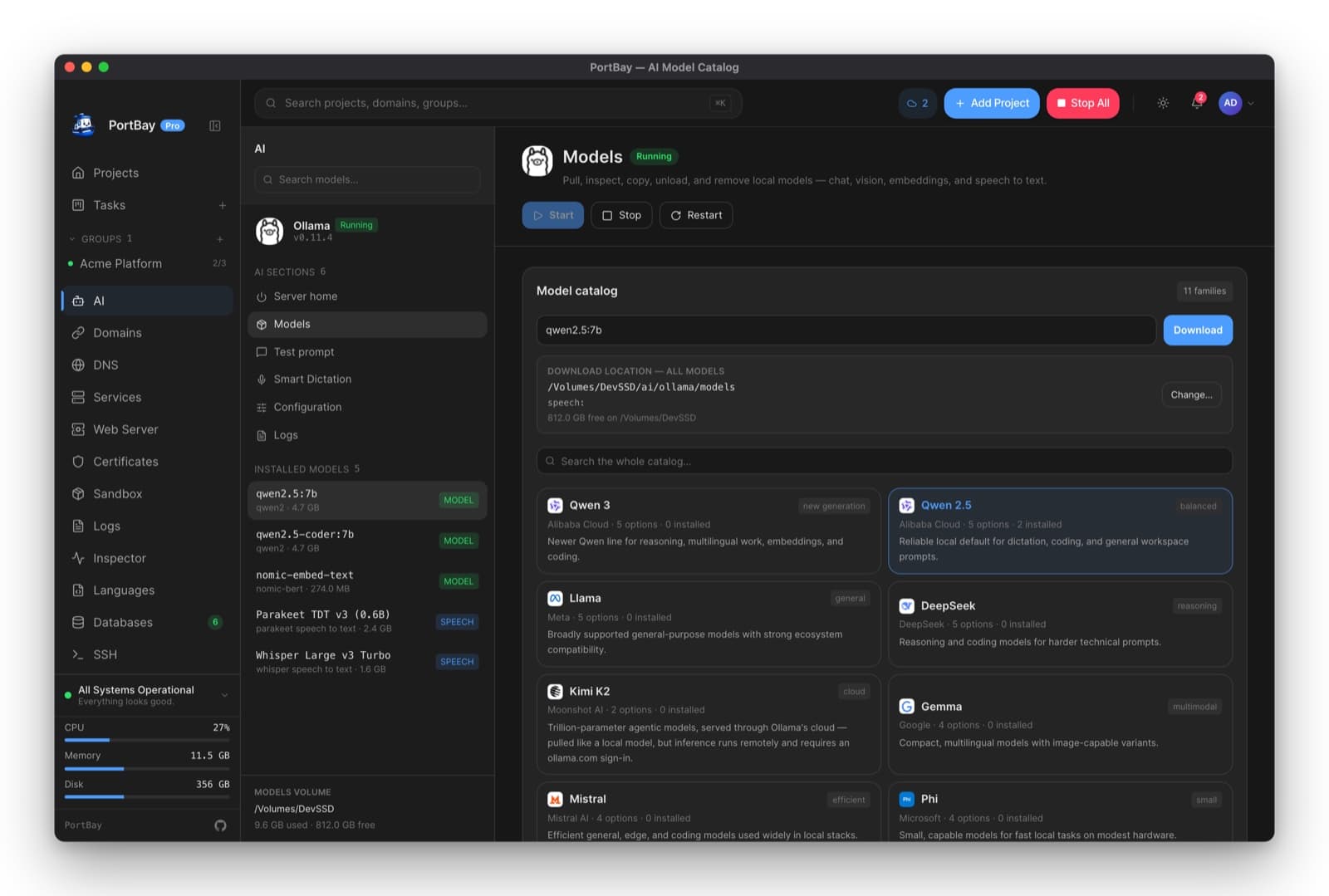 PortBay — local development environment manager for macOS — 4